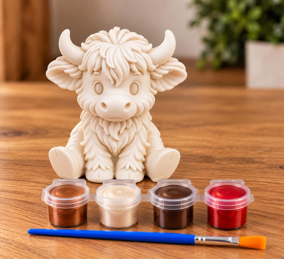 3D Highland cow