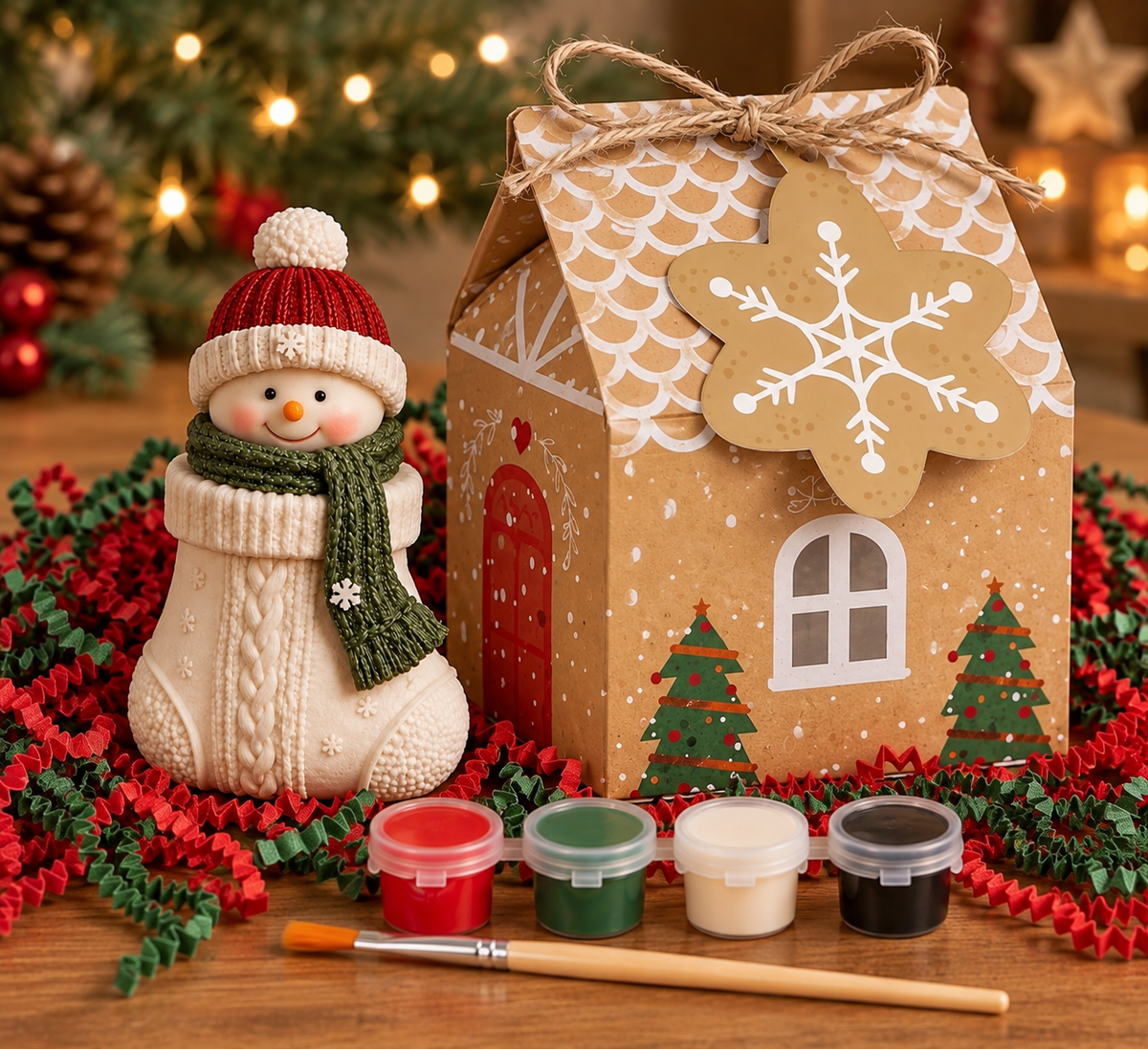 Paint your own snowman