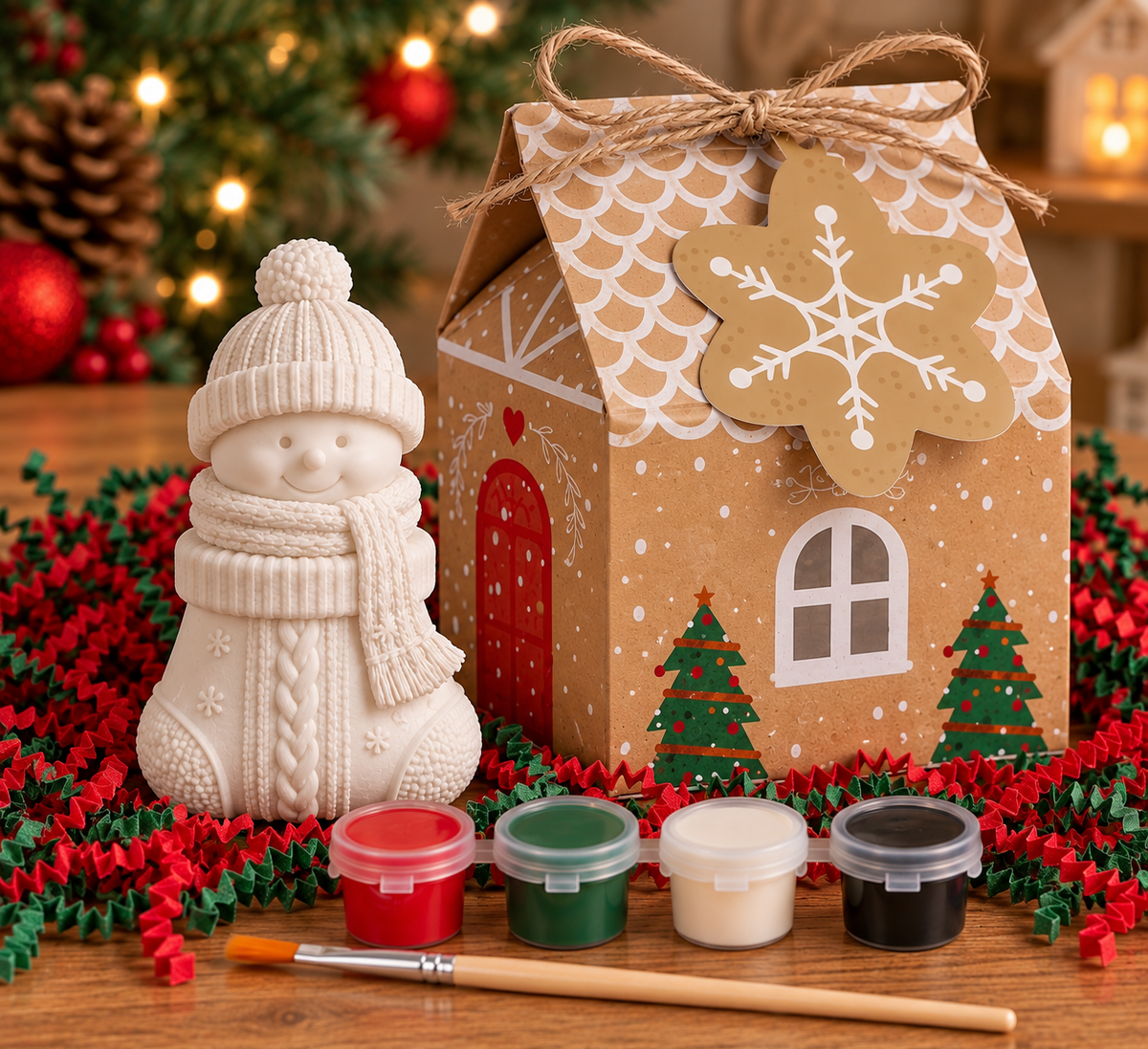 Paint your own snowman