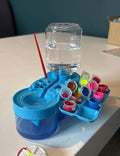 Mess free water painting station
