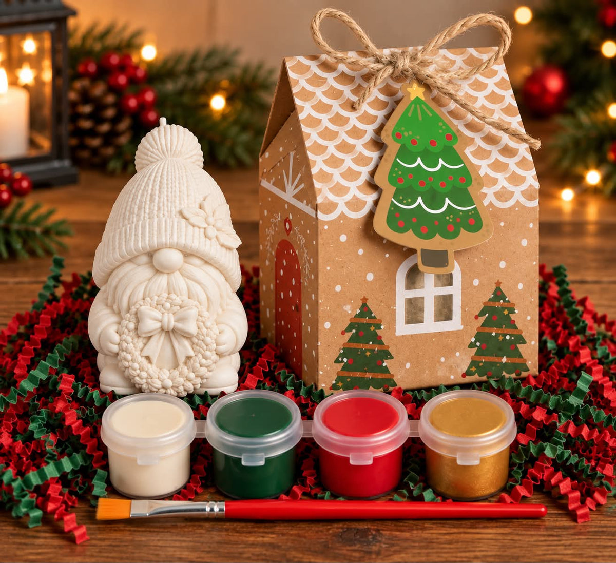 Festive Gnome painting activity